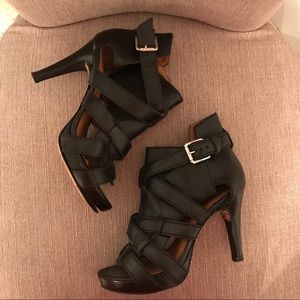 KORS Michael Kors black sandal bootie